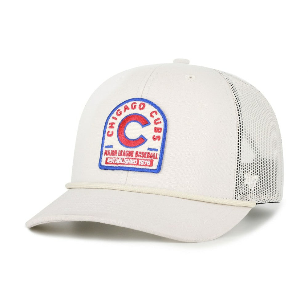 Cream Chicago Cubs '47 Gravestone Adjustable Trucker Hat