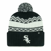 Black Chicago White Sox '47 Youth Polar Vortex Cuffed Knit Hat with Pom