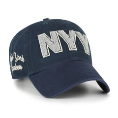 Navy New York Yankees '47 Women's Zoey Clean Up Adjustable Hat
