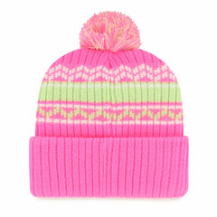 Pink Los Angeles Angels '47 Youth Polar Vortex Cuffed Knit Hat with Pom
