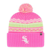 Pink Chicago White Sox '47 Youth Polar Vortex Cuffed Knit Hat with Pom