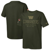 Youth 2025 Salute to Service Sideline Dri-FIT T-Shirt - Washington Commanders T-shirts
