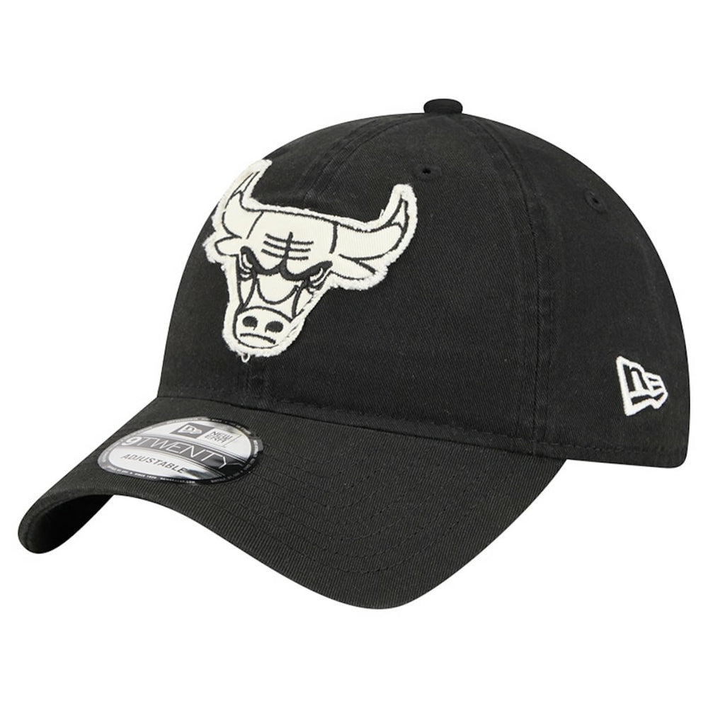 New Era Chicago Bulls Stamp Fabric Applique 9TWENTY Adjustable Hat