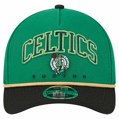 New Era Boston Celtics Bold Arch COOLERA 9FORTY A-Frame M-Crown Adjustable Hat