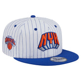 New Era New York Knicks Deceptor Pinstripe 9FIFTY Snapback Hat
