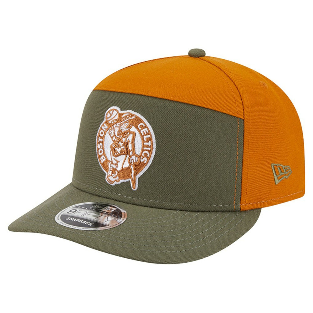 New Era Boston Celtics Two-Tone Color Pack Split Panel 9FIFTY Adjustable Hat