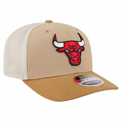 New Era Chicago Bulls Two-Tone 9SEVENTY Adjustable Trucker Hat
