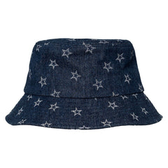 The Wild Collective Women's Denim Bucket Hat - Dallas Cowboys Hats
