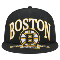 NHL Boston Bruins New Era Oversized Vintage Arch 59Fifty Fitted Hat