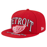 NHL Detroit Red Wings New Era Oversized Vintage Arch 59Fifty Fitted Hat
