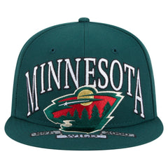 NHL Minnesota Wild New Era Oversized Vintage Arch 59Fifty Fitted Hat