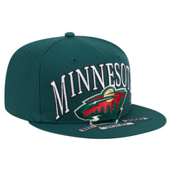 NHL Minnesota Wild New Era Oversized Vintage Arch 59Fifty Fitted Hat