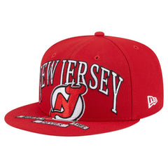 NHL New Jersey Devils New Era Oversized Vintage Arch 59Fifty Fitted Hat