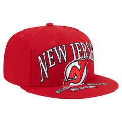NHL New Jersey Devils New Era Oversized Vintage Arch 59Fifty Fitted Hat