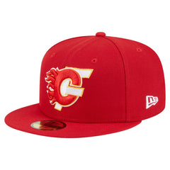 NHL Calgary Flames New Era Deceptor 59FIFTY Fitted Hat