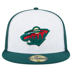 NHL Minnesota Wild New Era Repeat Two-Tone 59FIFTY Fitted Hat