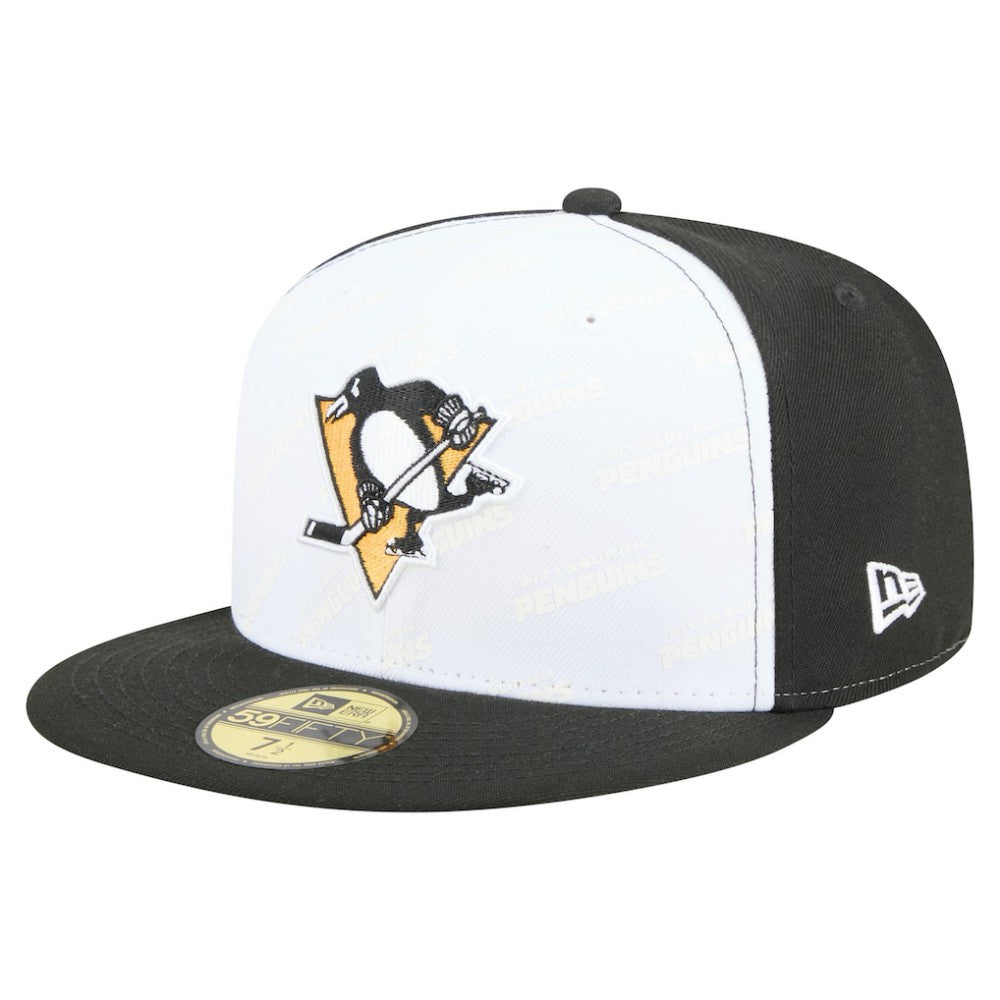 NHL Pittsburgh Penguins New Era Repeat Two-Tone 59FIFTY Fitted Hat