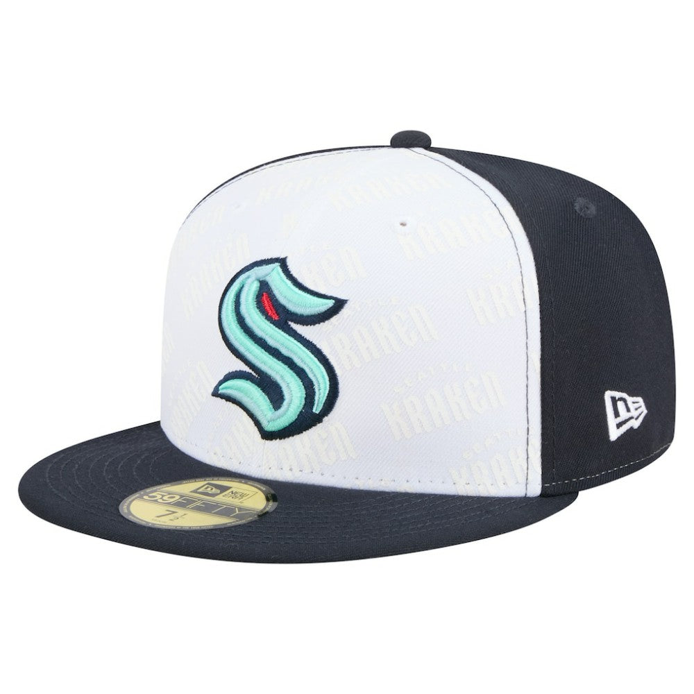 NHL Seattle Kraken New Era Repeat Two-Tone 59FIFTY Fitted Hat