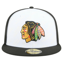 NHL Chicago Blackhawks New Era Repeat Two-Tone 59FIFTY Fitted Hat