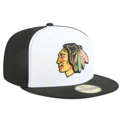 NHL Chicago Blackhawks New Era Repeat Two-Tone 59FIFTY Fitted Hat