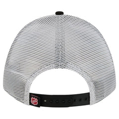 NHL Carolina Hurricanes New Era Hockey Sock 9FORTY A-Frame M-Crown Adjustable Trucker Hat