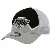 NHL Los Angeles Kings New Era Hockey Sock 9FORTY A-Frame M-Crown Adjustable Trucker Hat