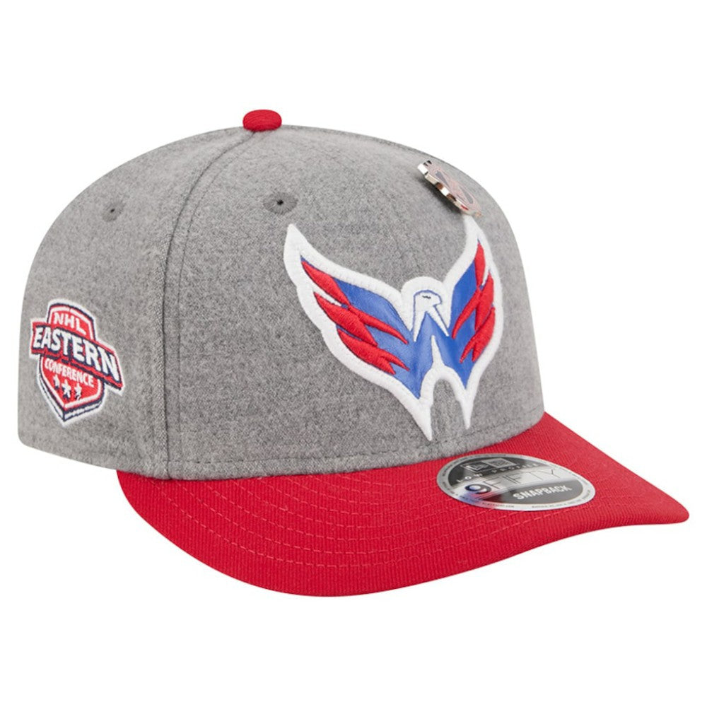NHL Washington Capitals New Era Wool Pin Low Profile 9FIFTY Snapback Hat