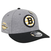 NHL Boston Bruins New Era Wool Pin Low Profile 9FIFTY Snapback Hat