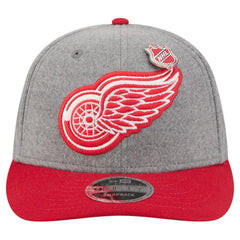 NHL Detroit Red Wings New Era Wool Pin Low Profile 9FIFTY Snapback Hat