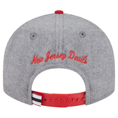 NHL New Jersey Devils New Era Wool Pin Low Profile 9FIFTY Snapback Hat