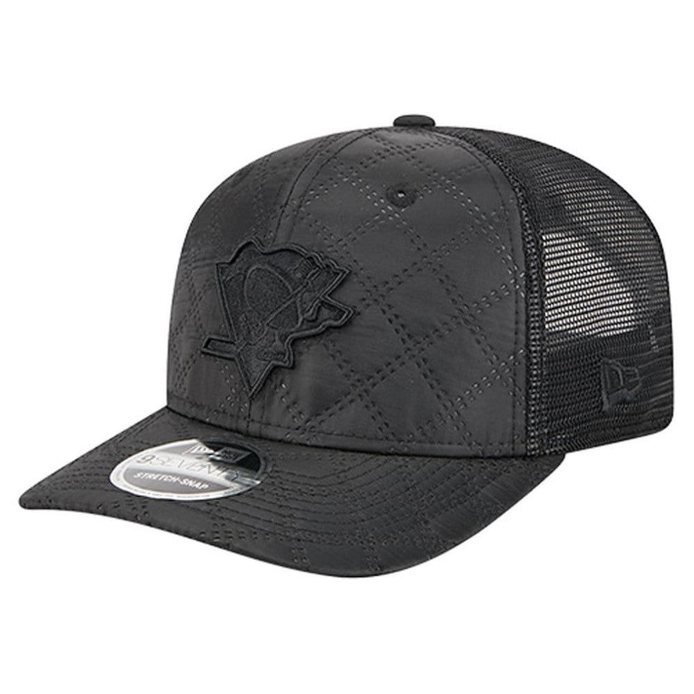 NHL Pittsburgh Penguins New Era Quilted Nylon 9SEVENTY Adjustable Trucker Hat