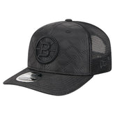 NHL Boston Bruins New Era Quilted Nylon 9SEVENTY Adjustable Trucker Hat