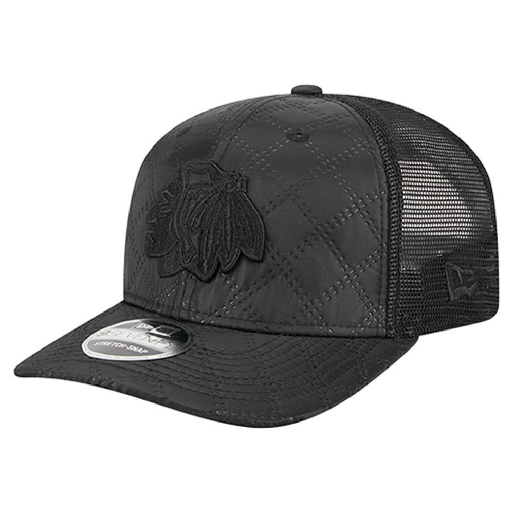 NHL Chicago Blackhawks New Era Quilted Nylon 9SEVENTY Adjustable Trucker Hat