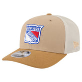 NHL New York Rangers New Era Two-Tone Trucker 9SEVENTY Stretch Snap Adjustable Hat