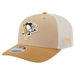NHL Pittsburgh Penguins New Era Two-Tone Trucker 9SEVENTY Stretch Snap Adjustable Hat