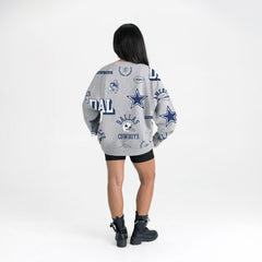 Gameday Couture Women's Always On Repeat Fleece Sweatshirt - Dallas Cowboys Sweatshirts