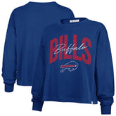 '47 Women's Plus Size Muse Sydney Long Sleeve T-Shirt - Buffalo Bills T-shirts