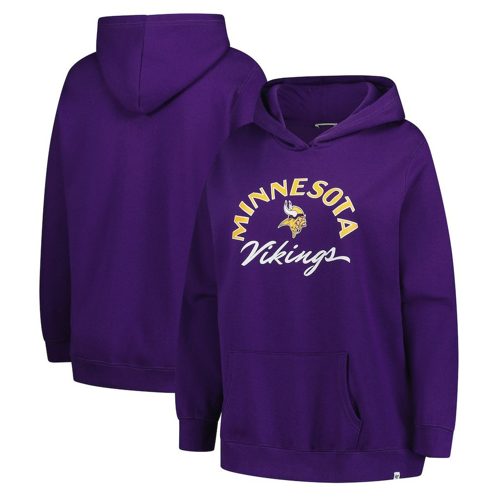 '47 Women's Plus Size Whirlwind Naomi Hoodie - Minnesota Vikings Hoodies