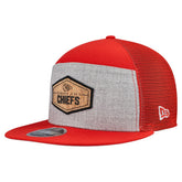 Cork Split Panel 9FIFTY Trucker Snapback Hat - Kansas City Chiefs Hats