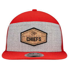 Cork Split Panel 9FIFTY Trucker Snapback Hat - Kansas City Chiefs Hats
