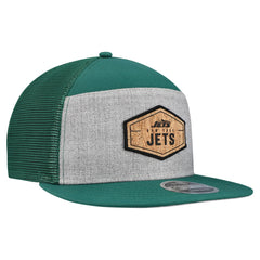 Cork Split Panel 9FIFTY Trucker Snapback Hat - New York Jets Hats