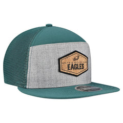 Cork Split Panel 9FIFTY Trucker Snapback Hat - Philadelphia Eagles Hats
