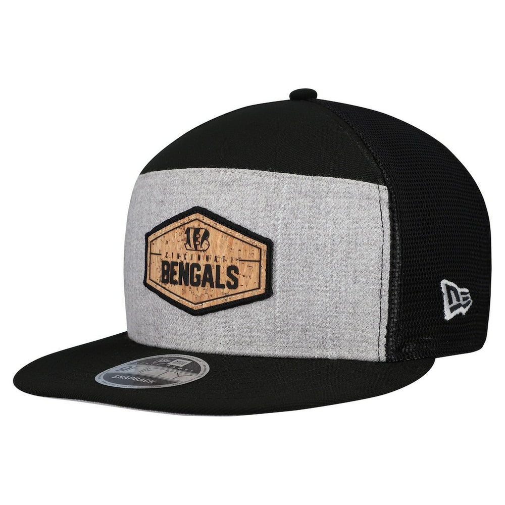 Cork Split Panel 9FIFTY Trucker Snapback Hat - Cincinnati Bengals Hats