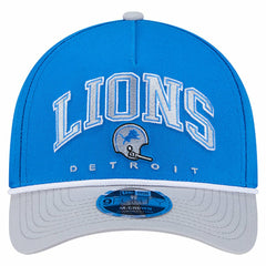Throwback Arch COOLERA 9FORTY A-Frame M-Crown Adjustable Hat - Detroit Lions Hats