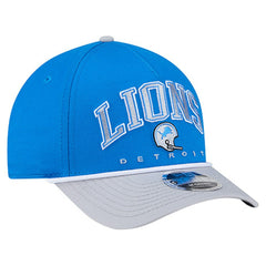 Throwback Arch COOLERA 9FORTY A-Frame M-Crown Adjustable Hat - Detroit Lions Hats