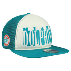 Throwback Cutout A-Frame 9FIFTY Snapback Hat - Miami Dolphins Hats