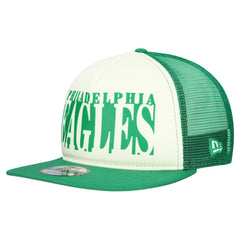 Throwback Cutout A-Frame 9FIFTY Snapback Hat - Philadelphia Eagles Hats