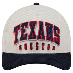 Two-Tone Sided Corduroy 9FORTY A-Frame Adjustable Hat - Houston Texans Hats