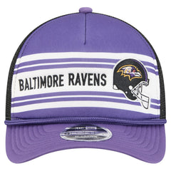 Linear A-Frame 9FORTY Adjustable Hat - Baltimore Ravens Hats