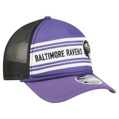 Linear A-Frame 9FORTY Adjustable Hat - Baltimore Ravens Hats